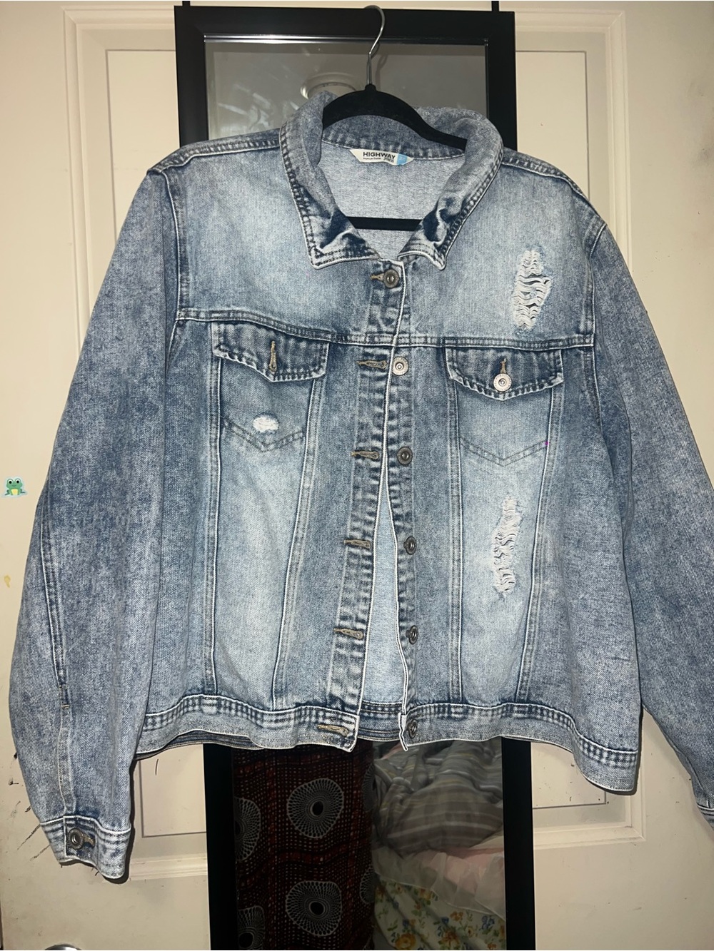 Light blue denim jean jacket
